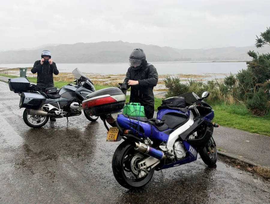 A wet regroup at Lochcarron